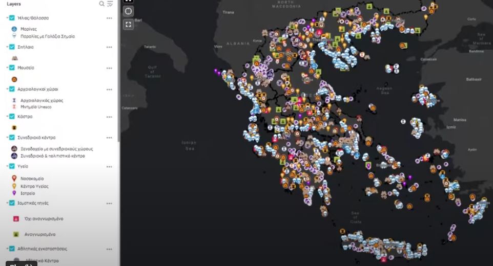 Development of an online Geographic Information System (GIS) platform with tourist infrastructre data on behalf of INSETE