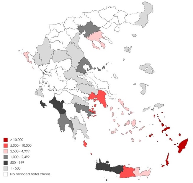 Detailed analysis of the 5-star hotel chain landscape in Greece on behal of an international resort operator
